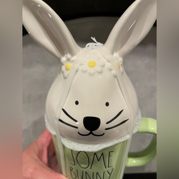 Rae Dunn “Some Bunny to love” mug with topper - Picture 5 of 6